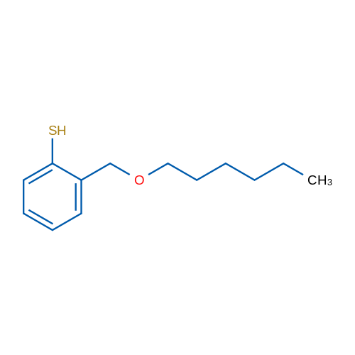 2-((Hexyloxy)methyl)benzenethiol 1g