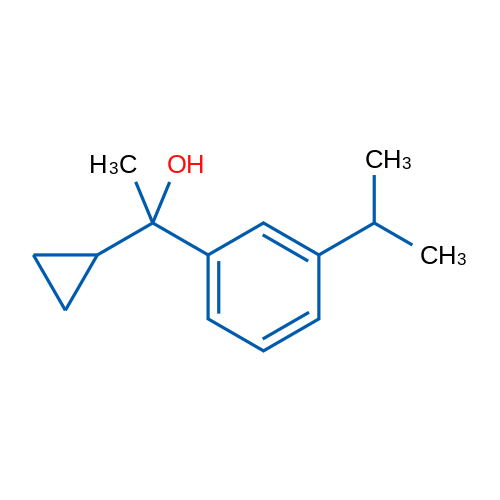 1-Cyclopropyl-1-(3-isopropylphenyl)ethanol 1g