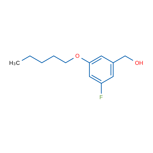 (3-Fluoro-5-(pentyloxy)phenyl)methanol 1g