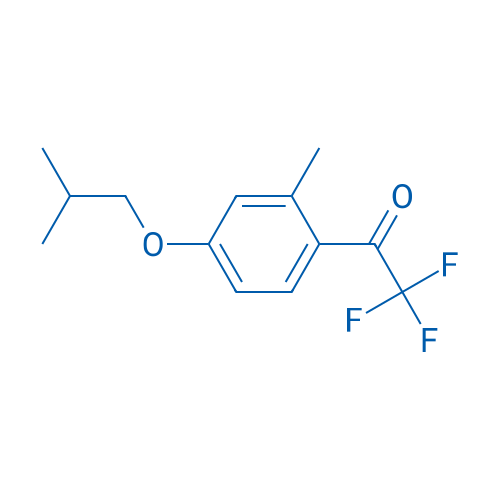 2,2,2-Trifluoro-1-(4-isobutoxy-2-methylphenyl)ethanone 1g