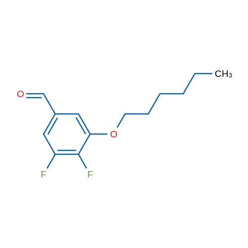 3,4-Difluoro-5-(hexyloxy)benzaldehyde 1g