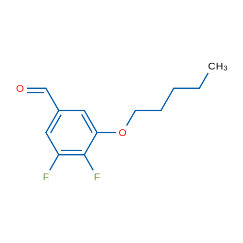 3,4-Difluoro-5-(pentyloxy)benzaldehyde 1g