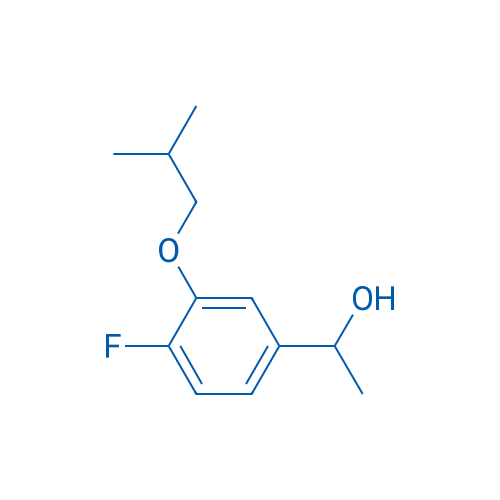 1-(4-Fluoro-3-isobutoxyphenyl)ethanol 1g