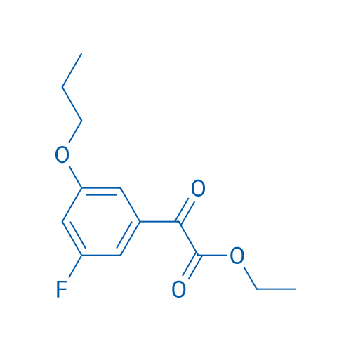 Ethyl 2-(3-fluoro-5-propoxyphenyl)-2-oxoacetate 1g