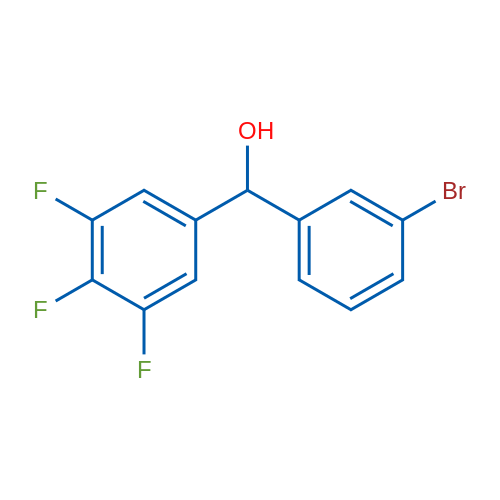 (3-Bromophenyl)(3,4,5-trifluorophenyl)methanol 1g