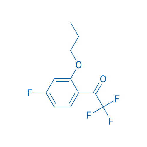 2,2,2-Trifluoro-1-(4-fluoro-2-propoxyphenyl)ethanone 1g