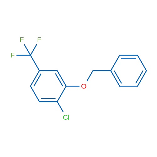 2-(Benzyloxy)-1-chloro-4-(trifluoromethyl)benzene 1g