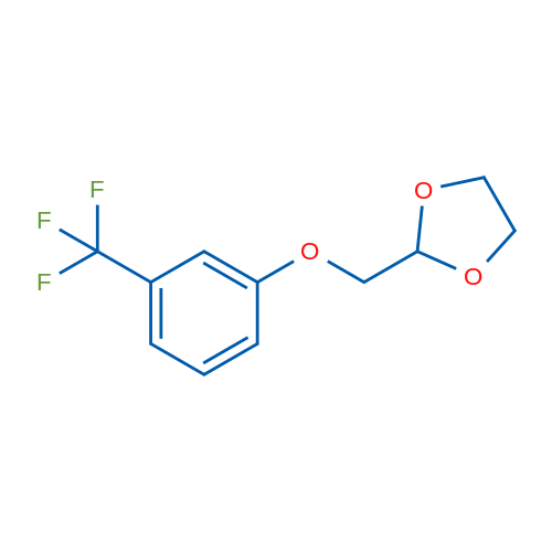 2-((3-(Trifluoromethyl)phenoxy)methyl)-1,3-dioxolane 1g