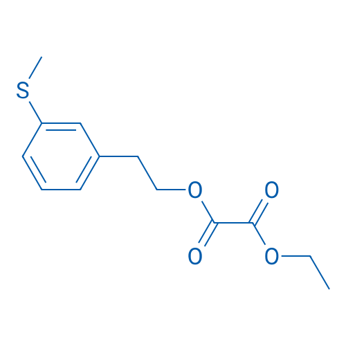 Ethyl 3-(methylthio)phenethyl oxalate 1g