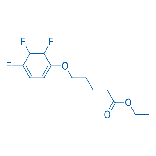 Ethyl 5-(2,3,4-trifluorophenoxy)pentanoate 1g