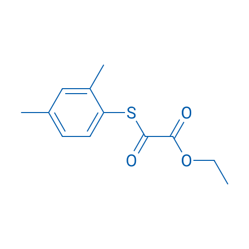 Ethyl 2-((2,4-dimethylphenyl)thio)-2-oxoacetate 10g