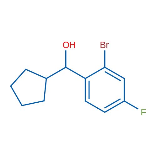 (2-Bromo-4-fluorophenyl)(cyclopentyl)methanol 1g
