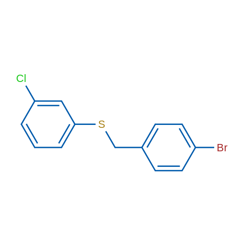 (4-Bromobenzyl)(3-chlorophenyl)sulfane 1g