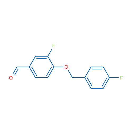 3-Fluoro-4-((4-fluorobenzyl)oxy)benzaldehyde 1g