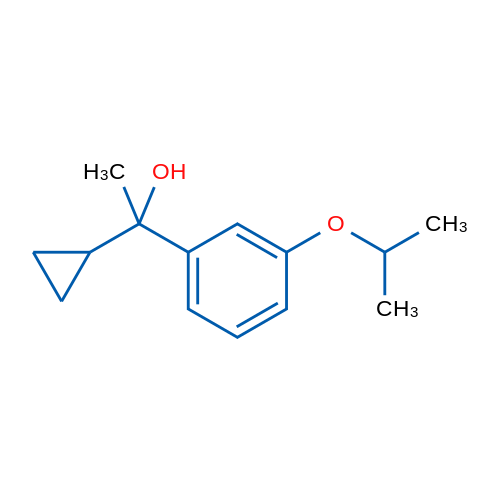 1-Cyclopropyl-1-(3-isopropoxyphenyl)ethanol 1g