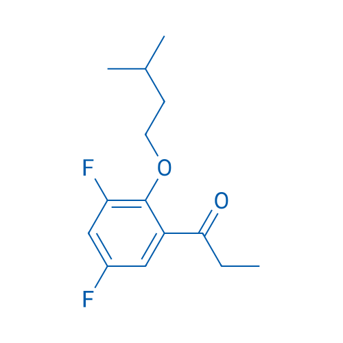1-(3,5-Difluoro-2-(isopentyloxy)phenyl)propan-1-one 1g