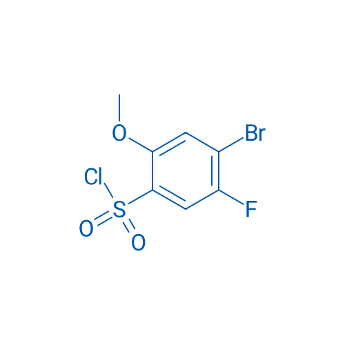4-Bromo-5-fluoro-2-methoxybenzene-1-sulfonyl chloride 1g