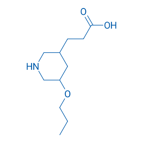 3-(5-Propoxypiperidin-3-yl)propanoic acid 100mg