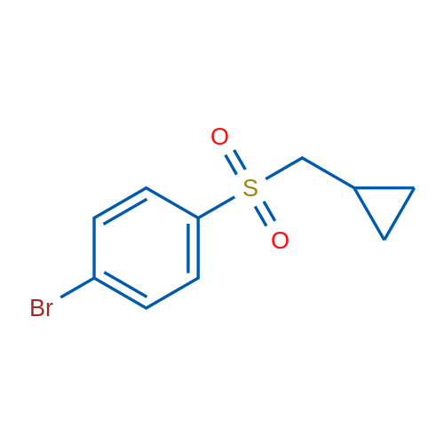 1-Bromo-4-cyclopropylmethanesulfonyl-benzene 1g