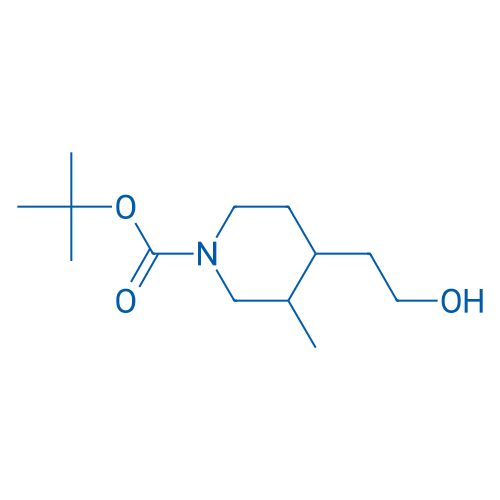 tert-Butyl 4-(2-hydroxyethyl)-3-methylpiperidine-1-carboxylate 250mg