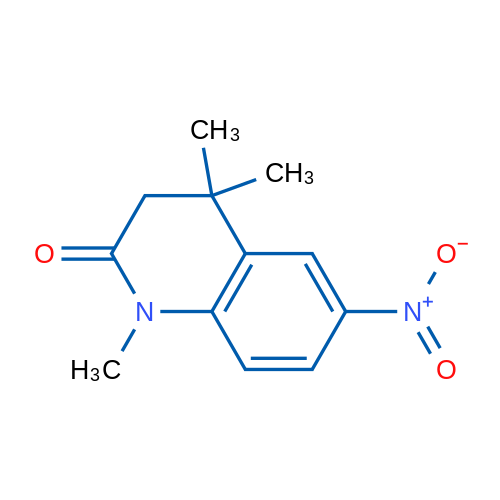 1,4,4-Trimethyl-6-nitro-3,4-dihydroquinolin-2(1H)-one 250mg