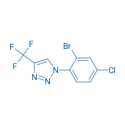 1-(2-Bromo-4-chlorophenyl)-4-(trifluoromethyl)-1H-1,2,3-triazole 1g