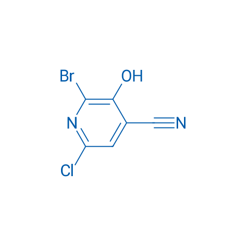 2-Bromo-6-chloro-3-hydroxyisonicotinonitrile 250mg