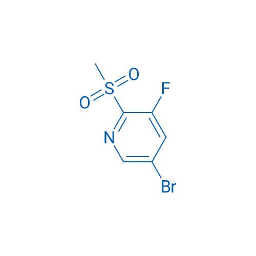 5-Bromo-3-fluoro-2-(methylsulfonyl)pyridine 250mg