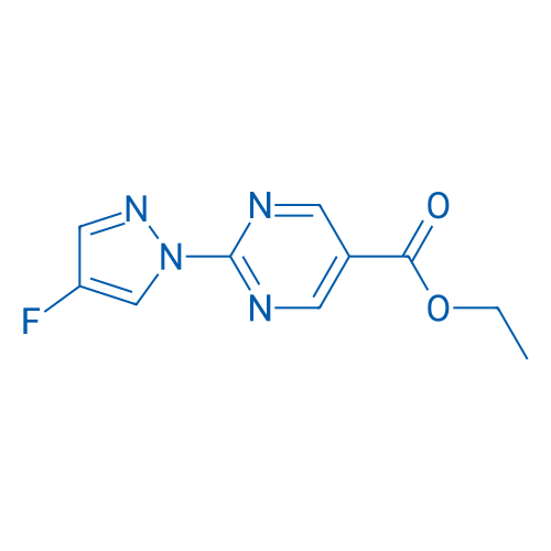 Ethyl 2-(4-fluoro-1H-pyrazol-1-yl)pyrimidine-5-carboxylate 1g