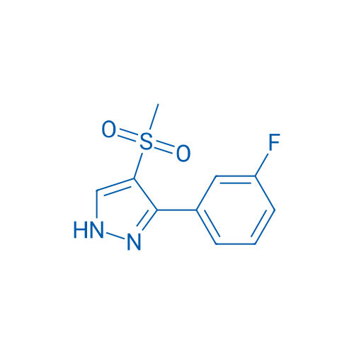 3-(3-Fluorophenyl)-4-(methylsulfonyl)-1H-pyrazole 1g