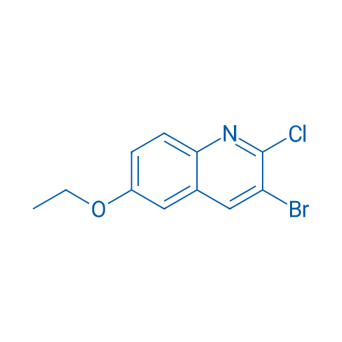 3-Bromo-2-chloro-6-ethoxyquinoline 1g