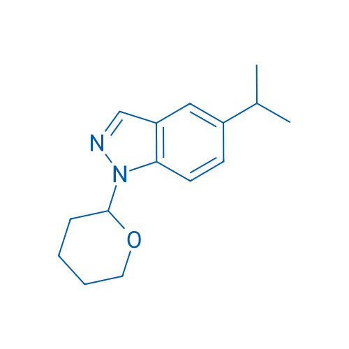 5-Isopropyl-1-(tetrahydro-2H-pyran-2-yl)-1H-indazole 1g