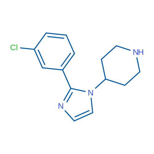 4-(2-(3-Chlorophenyl)-1H-imidazol-1-yl)piperidine 1g