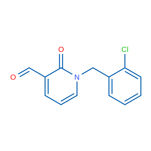 1-(2-Chlorobenzyl)-2-oxo-1,2-dihydropyridine-3-carbaldehyde 1g