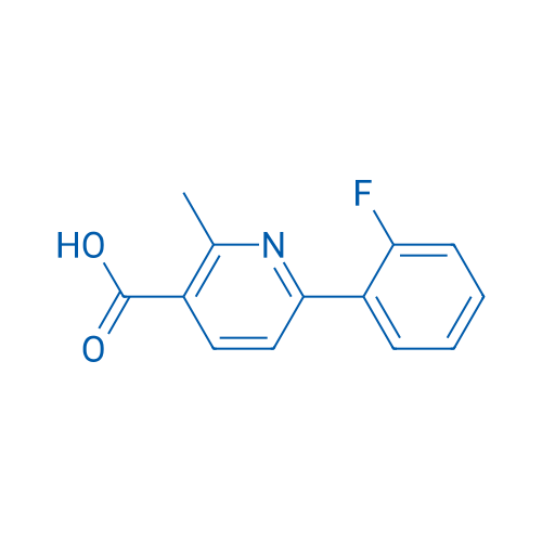 6-(2-Fluorophenyl)-2-methylnicotinic acid 1g