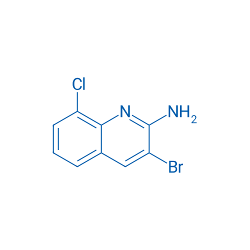 3-Bromo-8-chloroquinolin-2-amine 250mg