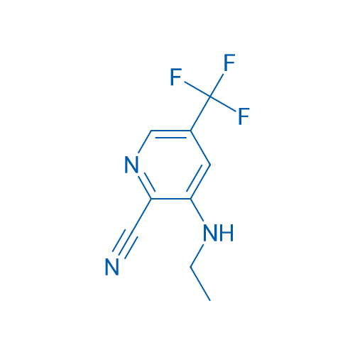 3-(Ethylamino)-5-(trifluoromethyl)picolinonitrile 5g