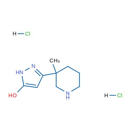 3-(3-Methylpiperidin-3-yl)-1H-pyrazol-5-ol dihydrochloride 1g