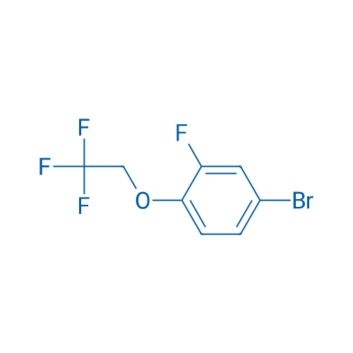 4-Bromo-2-fluoro-1-(2,2,2-trifluoroethoxy)benzene 250mg