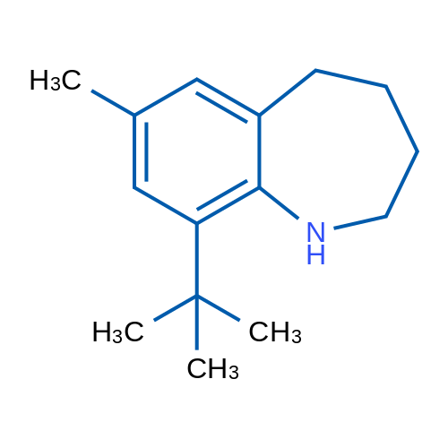 9-tert-Butyl-7-methyl-2,3,4,5-tetrahydro-1H-1-benzazepine 1g
