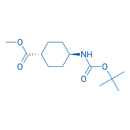 trans-Methyl 4-((tert-butoxycarbonyl)amino)cyclohexanecarboxylate 100mg