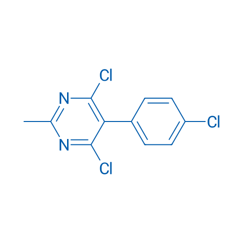 4,6-Dichloro-5-(4-chlorophenyl)-2-methylpyrimidine 250mg