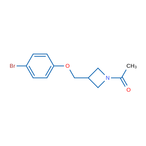 1-(3-((4-Bromophenoxy)methyl)azetidin-1-yl)ethanone 1g