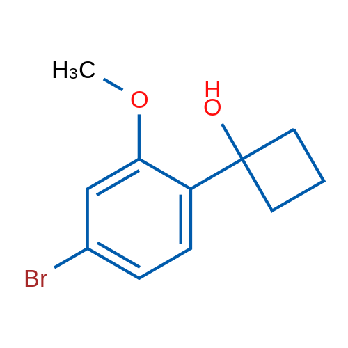 1-(4-Bromo-2-methoxyphenyl)cyclobutanol 1g