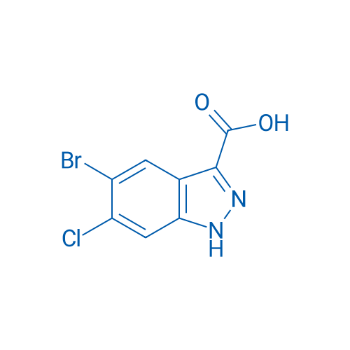 5-Bromo-6-chloro-1H-indazole-3-carboxylic acid 100mg