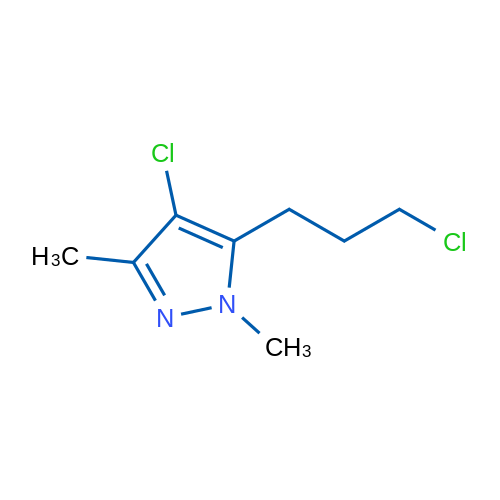 4-Chloro-5-(3-chloropropyl)-1,3-dimethyl-1h-pyrazole 1g