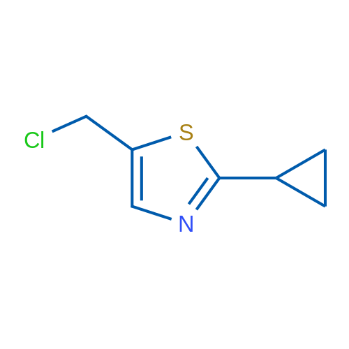5-(Chloromethyl)-2-cyclopropylthiazole 250mg