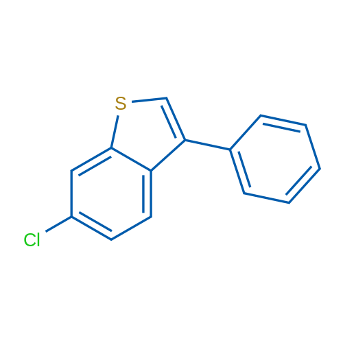 6-Chloro-3-phenyl-1-benzothiophene 1g