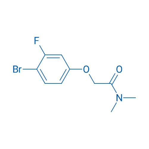 2-(4-Bromo-3-fluorophenoxy)-N,N-dimethylacetamide 1g