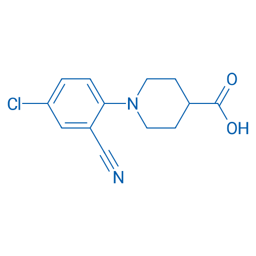 1-(4-Chloro-2-cyanophenyl)piperidine-4-carboxylic acid 1g
